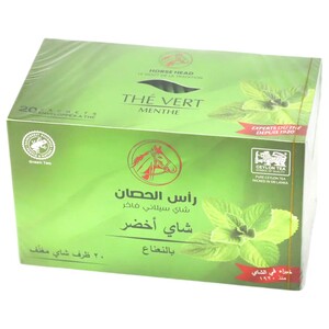 Horse Head Green Tea Mint 20 Bags