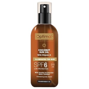Optimal Coconut Sun Oil With Vitamin E Spf 6 200Ml