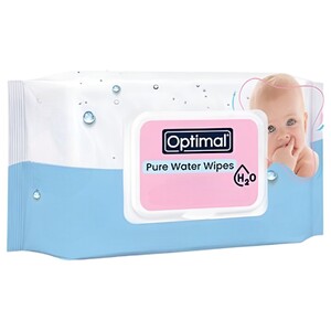 Optimal Baby Wipes Pure Water 72 Pieces