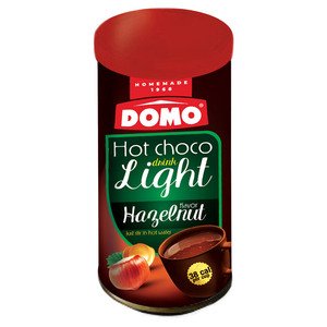 Domo Hot Chocolate Drink Hazelnut Light 150G