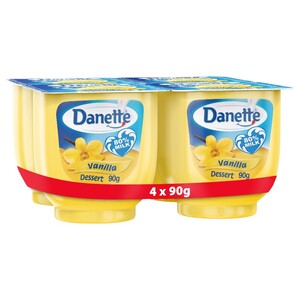 Danette Dessert Vanilla 90G X4