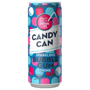 Candy Can Sparkling Drink Bubble Gum Drink 330Ml