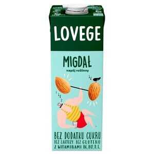 Lovege Almond No Sugar Added 1L