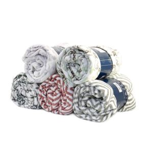 Cannon Printed Blanket Single 1Pc 160X220 Flannel 290Gsm Assorted Color