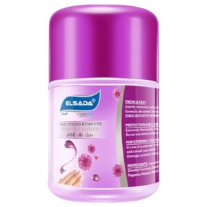 Elsada Nail Polish Remover Purple 100Ml