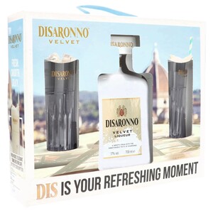 Disaronno Velvet Liqueur 70Cl + 2 Glasses