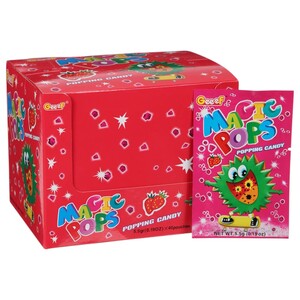 Geeef Magic Pops Popping Candy Strawberry 5.5G X40