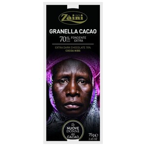 Zaini Granella Cacao 70% Fondente Extra Dark Chocolate 75G