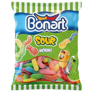 Bonart Sour Worms 80G