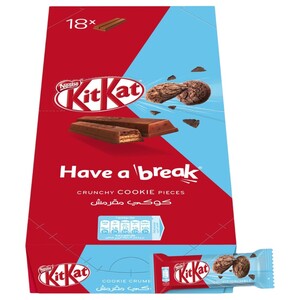 Kit Kat 2 Finger Chocolate Wafer Bar With Crunchy Cookie 19.5G X18