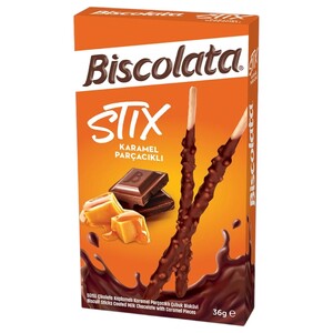 Biscolata Stix Caramel 36G