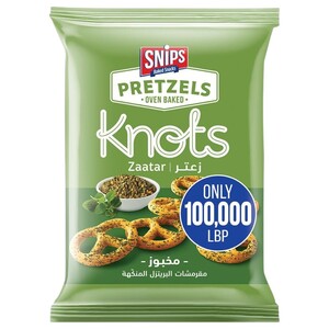 Snips Pretzels Knots Zaatar 225G