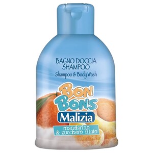 Malizia Bon Bons Shampoo & Body Wash Mandarin & Zucchero Filato 400Ml