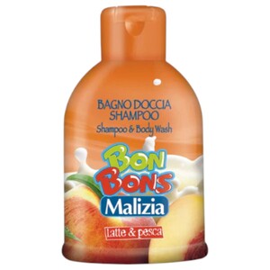 Malizia Bon Bons Shampoo & Body Wash Milk & Peach 400Ml