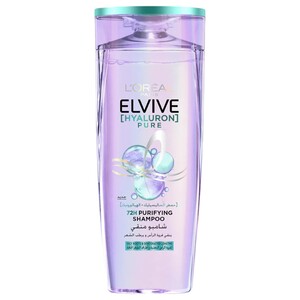 L'oreal Elvive Shampoo Hyaluron Pure Purifying 400Ml