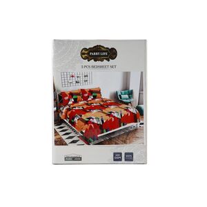 Parrylife 3 Pcs Set Double Bedsheet + 2 Pillow Cases