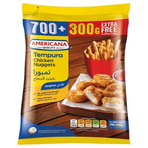 Americana Frozen Tempura Chicken Nuggets 1Kg