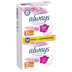 Always Sensitive Ultra Normal Plus 20 Pads