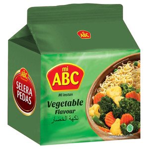 Abc Noodle Vegetable 70G X5