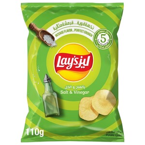 Lay's Potato Chips Salt & Vinegar 110G