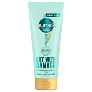 Sunsilk Super Conditioner Collagen Blends Out With Damage 170Ml