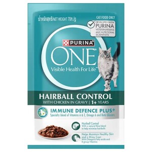 Purina One Adult Hairball Control With Chicken Gravy Pouch 70G