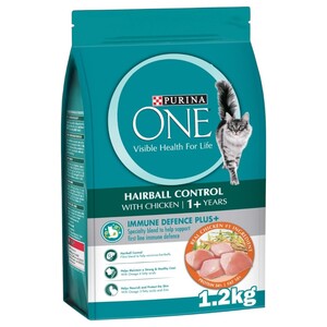 Purina One Hairball Control With Chicken 1.2Kg