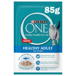 Purina One Healthy Adult Ocean Fish Pouch 70G