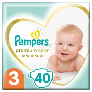Pampers Premium Care Size 3 Midi 40 Pieces