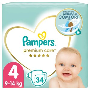 Pampers Premium Care Size 4 Maxi 34 Pieces