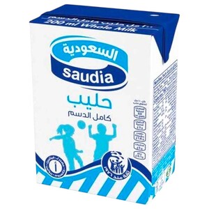Saudia Uht Milk Full Fat 200Ml