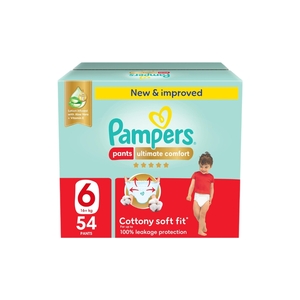 Pampers Baby Diaper Ml Pants Gsb Size6 54'S
