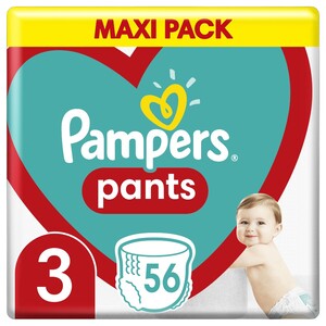 Pampers Diapers Pants Size 3 56 Pieces