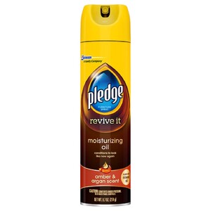 Pledge Furniture Spray Moisturizing Oil Amber & Argan 250Ml