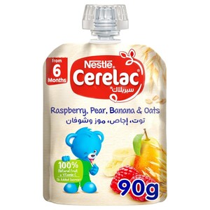 Cerelac Raspberry, Pear, Banana & Oats 90G