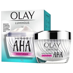 Olay Face Cream Luminous Niacinamide Aha Moisturiser 50G
