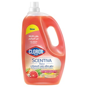 Clorox Scentiva Multipurpose Disinfectant Cleaner Madagascar Citrus 3L
