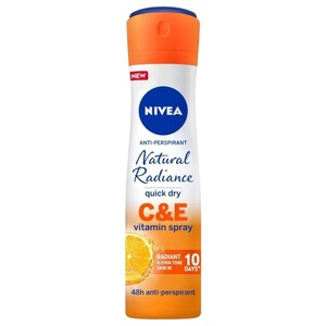 Nivea Deodorant Spray Natural Radiance Vitamin C&E 150Ml