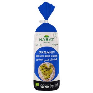 Nabat Brown Rice Cakes Lightly Salted Organic 130G