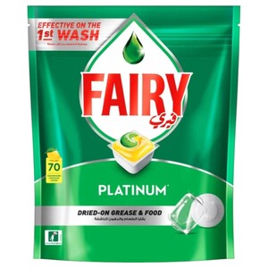 Fairy Dishwasher Tablets Platinum Lemon 70 Pieces