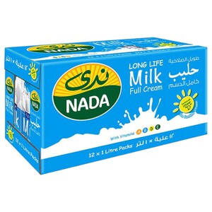 Nada Milk Full Fat 1L X12