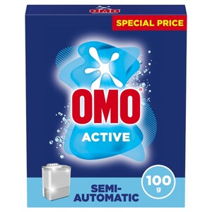 Omo Semi-Automatic Powder Laundry Detergent Active 100G