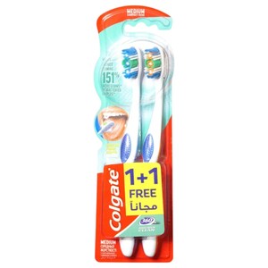 Colgate Toothbrush 360 Medium 1 + 1 Free