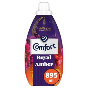 Comfort Concentrated Fabric Softener Royal Amber Limited Edition 895Ml