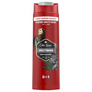 Old Spice Shower Gel 3In1 Wolfthorn Scent Of Wild Citrus 400Ml