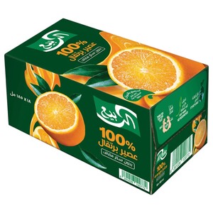 Al Rabie Juice Orange 185Ml X18