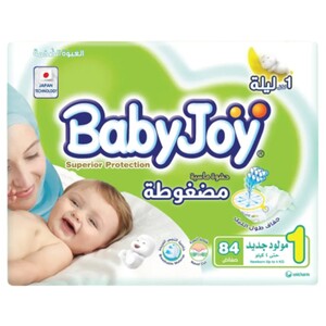 Baby Joy Diapers Mega Tape Size 1 84 Pieces