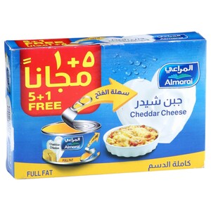 Almarai Cheddar Cheese 56G X6 5 + 1 Free