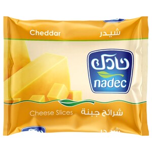 Nadec Cheddar Cheese Slices 200G