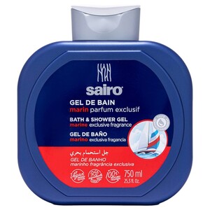 Sairo Bath & Shower Gel Marine Exclusive Fragrance 750Ml